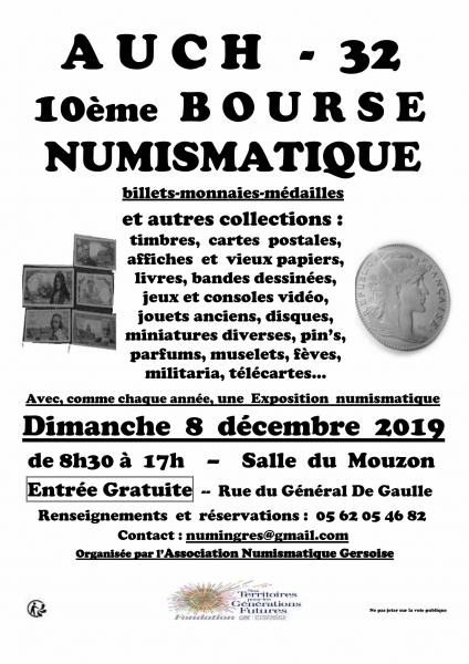 Bourse Numismatique d'Auch 2019